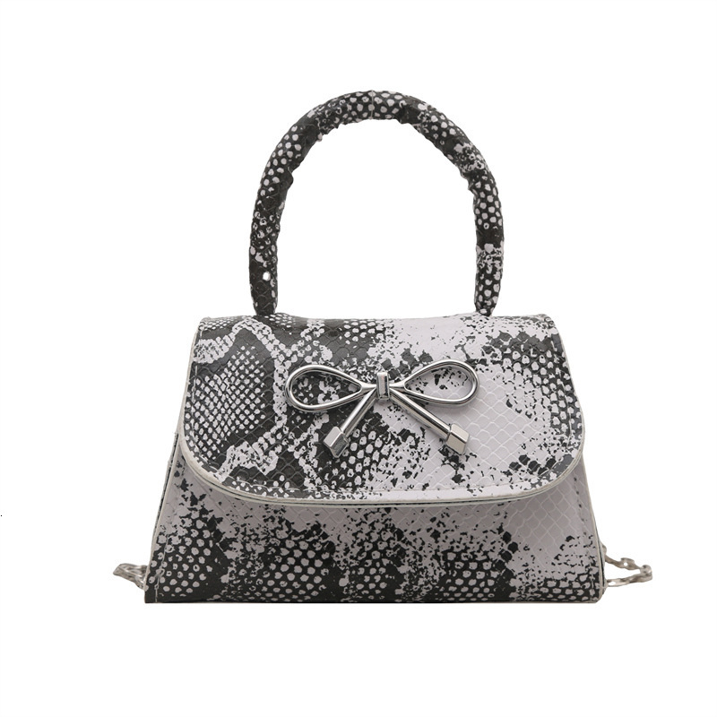 2025 New Bow Small Square Bag Designer Handbag Single Shoulder Women's Crossbody Bag