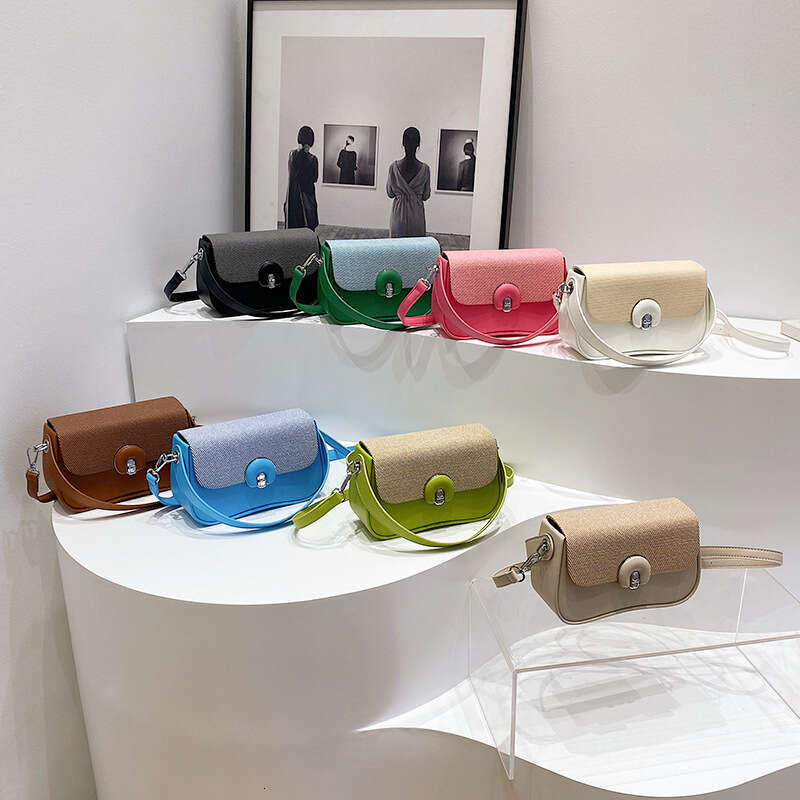 Bags women's bags 2024 new fashion small square hard shell box shoulder messenger bag