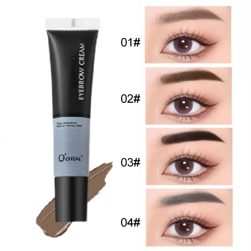1PC Long-lasting Peel-off Eyebrow Dye Waterproof and Sweat-proof Effect Natural Eyebrow Dye Eye Makeup 250809
