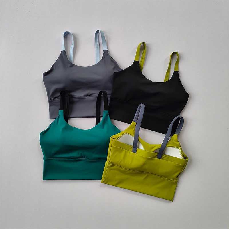 One Piece Bra High-Strength Shockproof Running Bra Suspenders Backless Fitness Bra Z250812