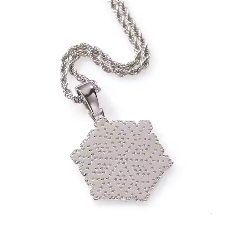 Elegant 1.5 Inch Moissanite Round Cut Diamond Pendant Floral Necklace with Gold Plating Gift for Men And Women in USA