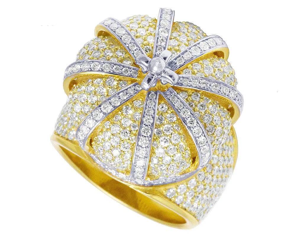 High Quality Moissanite Round Diamond In S925 Sterling Silver Crown Shaped Ring For Men Wedding Engagement Gift