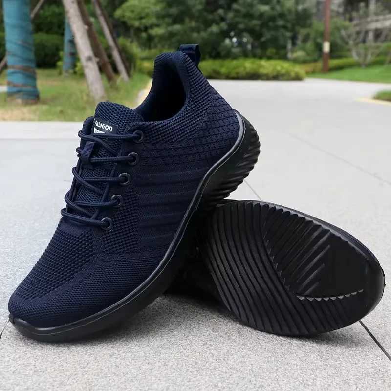 Mens Solid Lace-Up Casual Shoes Lightweight Outdoor Sports Shoes Suitable for All Seasons Training Free Shipping Shoe Z250812