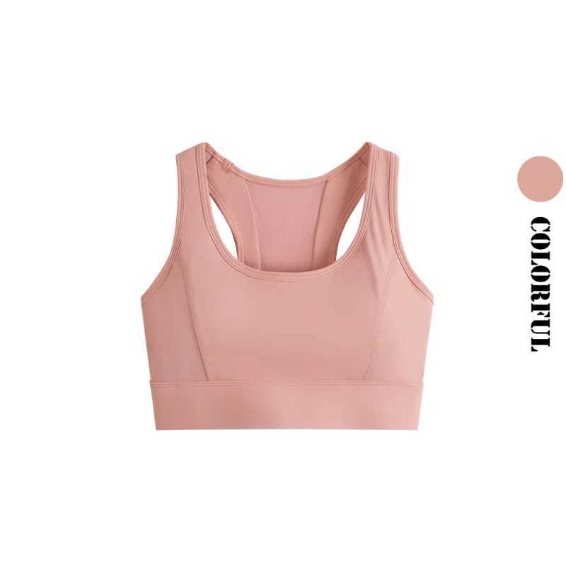 DRUR Summer Bra Women Breathable Sports Tank Top With Back Mesh Female Gym Clothes High Impact Running Workout Camisole New Z250812