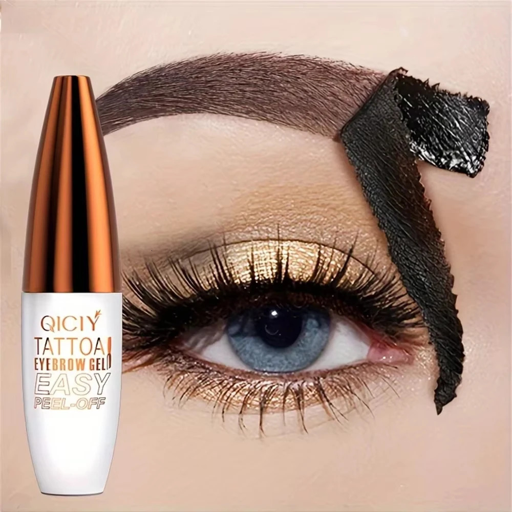 3 Color Semi anent Cream Peel-off Eyebrow Gel Quick-Drying Lasting Non- Eyebrow Pencil Natural Brow Tattoo Tint Makeup 250809