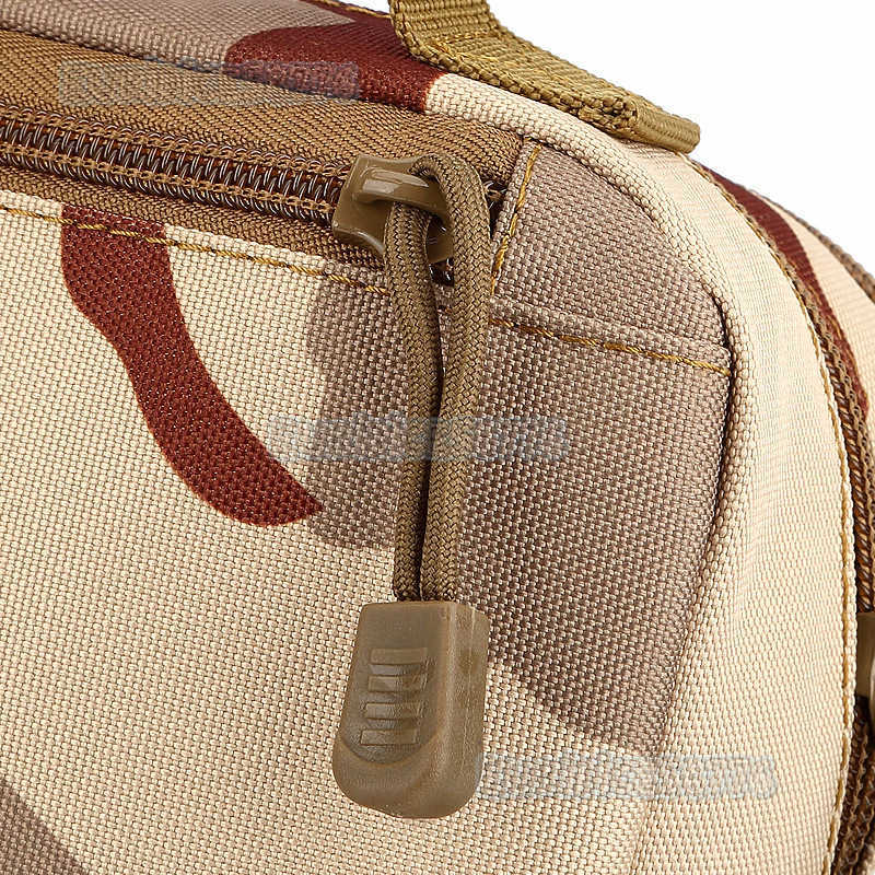 Apu Long Outdoor Waist Bag Sports Crossbody Bag Tactical Camouflage Shoulder Bag Wear-resistant Water-resistant H250811