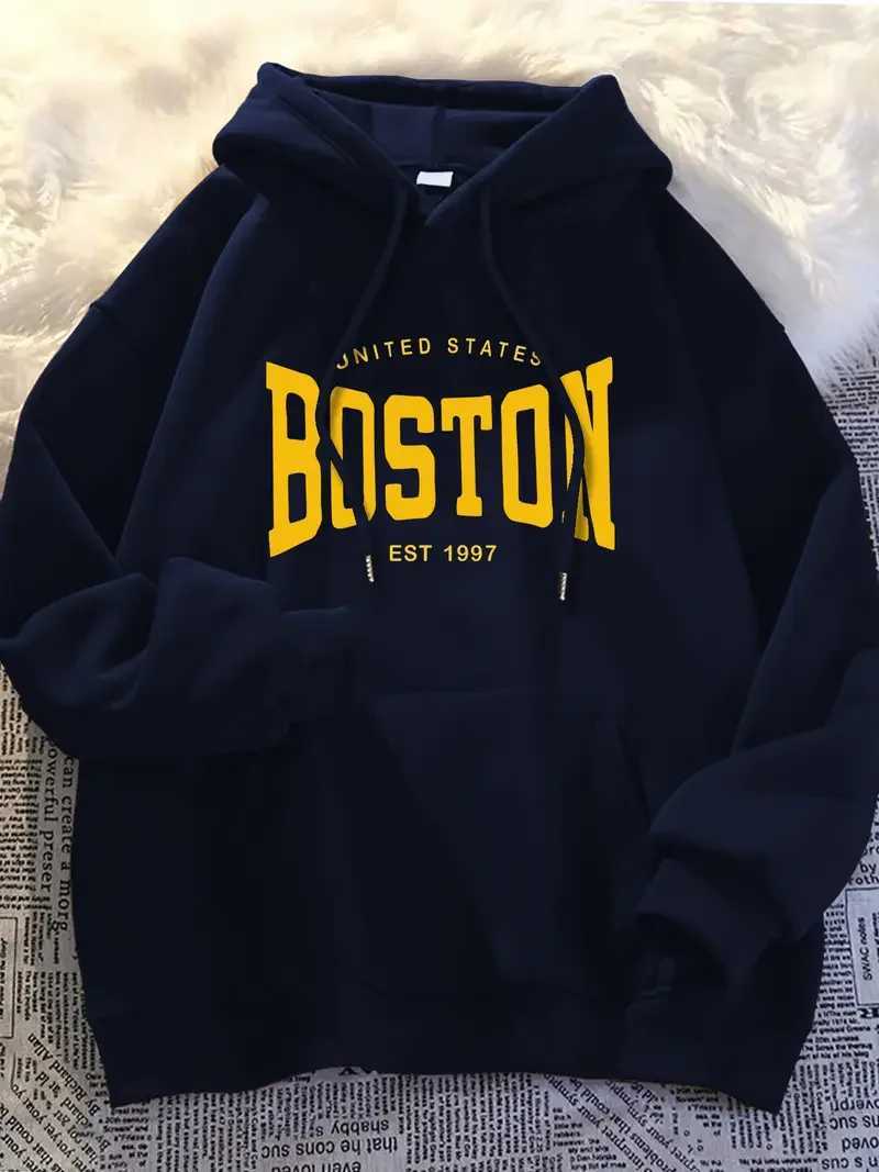 Mens Spring/Autumn American Heavy duty Fleece Hoodie 2024 New Oversize Trendy Brand Couple Coat Casual Long Sleeve Hoodie Hoodi Y250811