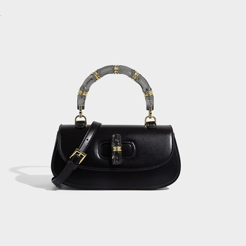 new fashion bag saddle bag bamboo knot bag Chinese style shoulder bag designer bag multifunctional women s crossbody bag retro handbag