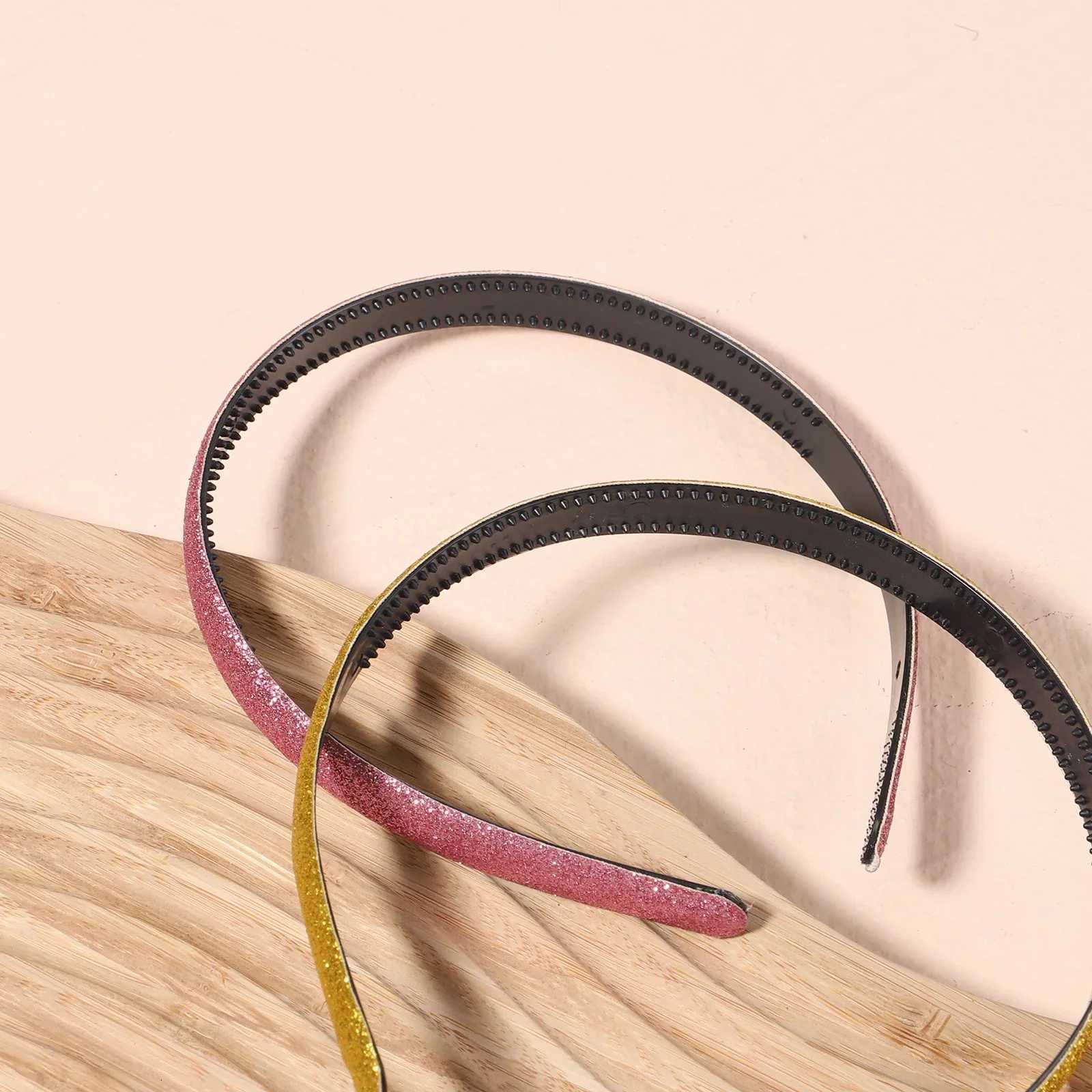 2023 Fashion Solid Fem Glitter Hair Bands For Girls Simple Hair Hoop Hairbands Kids Gifts Wear Hair Accessories X250812