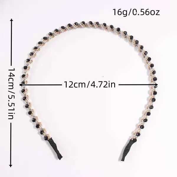 Fashion Wen Hair Hoop Ladies Crystal Rhinestone Pearl Hairband Piece Hair Band Accessories X250812