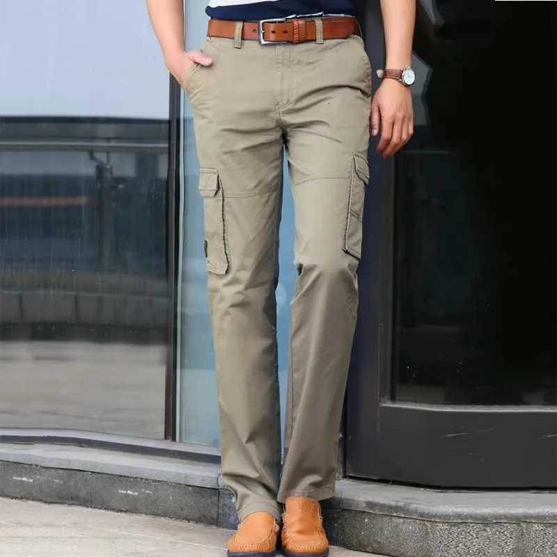 Multi Pocket Work Cotton Long Trousers Tactical Military Cargo Pants Men SWAT Special Forces Army Combat Casual Thin Pants X250812