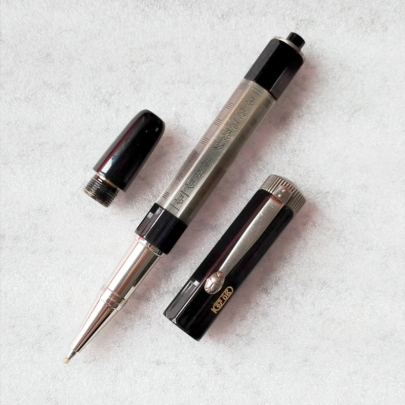 Classic Egypt Style Letter Metal Carving Design Ballpoint/Rollerball/Fountain Pens Writing Office School Supplies Stationery With Serial Number