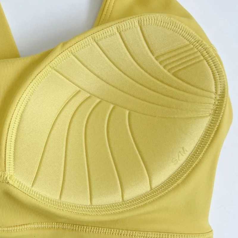 Integrated Fixed Cup Bra for Women Running Fitness Beautiful Back Skipping Rope Clothes Professional Sports Vest Linge Z250812