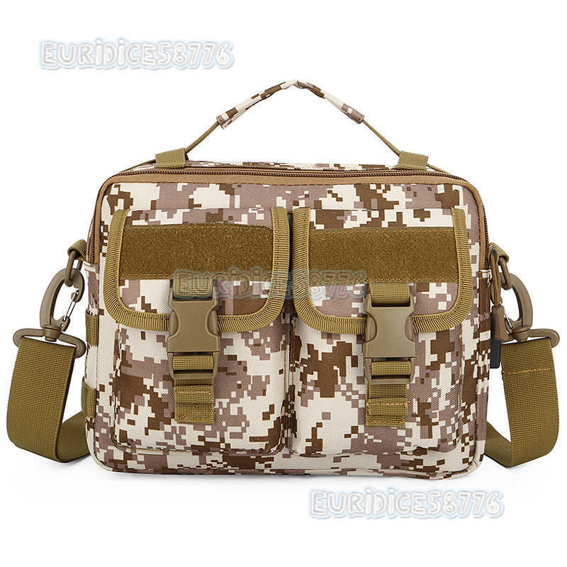 Camouflage Single Shoulder Bag Mens Outdoor Messenger Backpack Tactical Single Shoulder Bag Three Usb Charging Handbag H250811