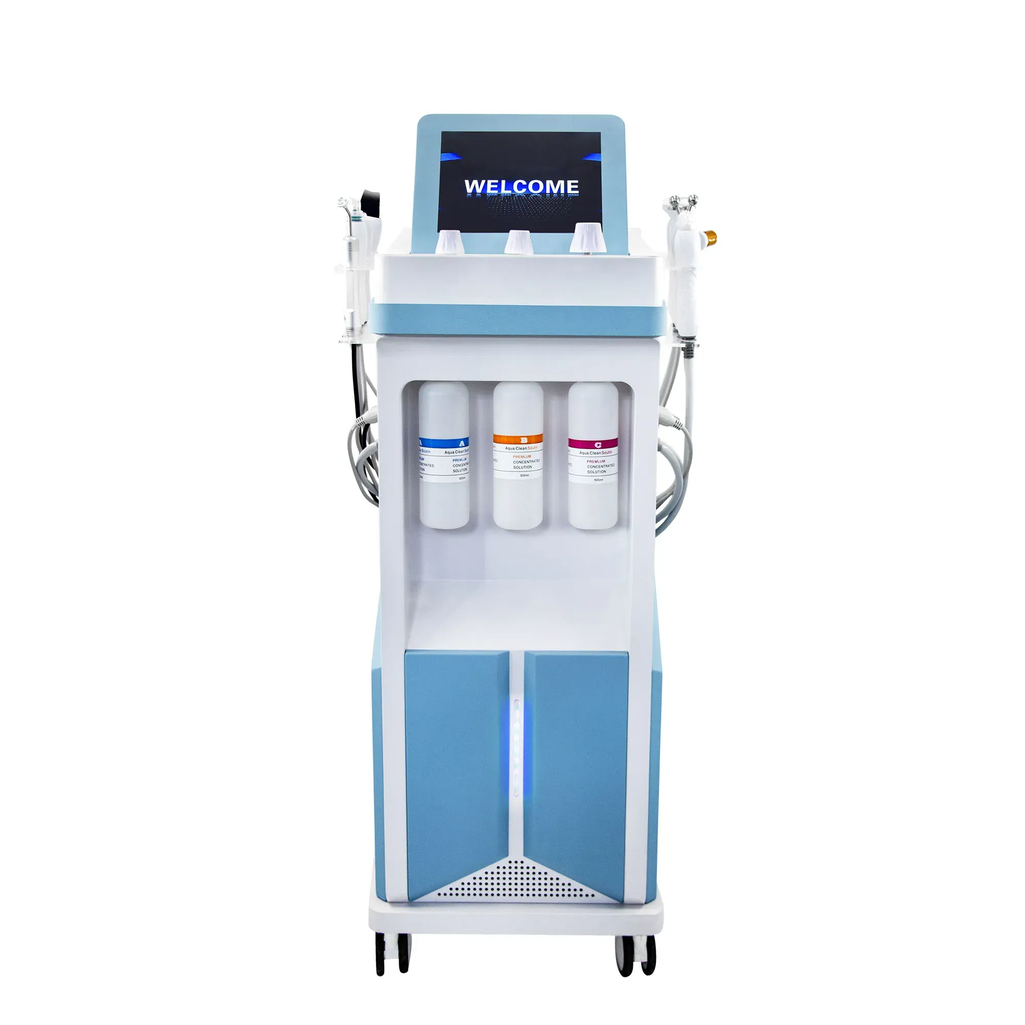 H2O2 Hydrogen Oxygen Micro-Bubble Facial Beauty Device for Hydro Dermabrasion, Skin Rejuvenation, Tightening & Spa Care Therapy