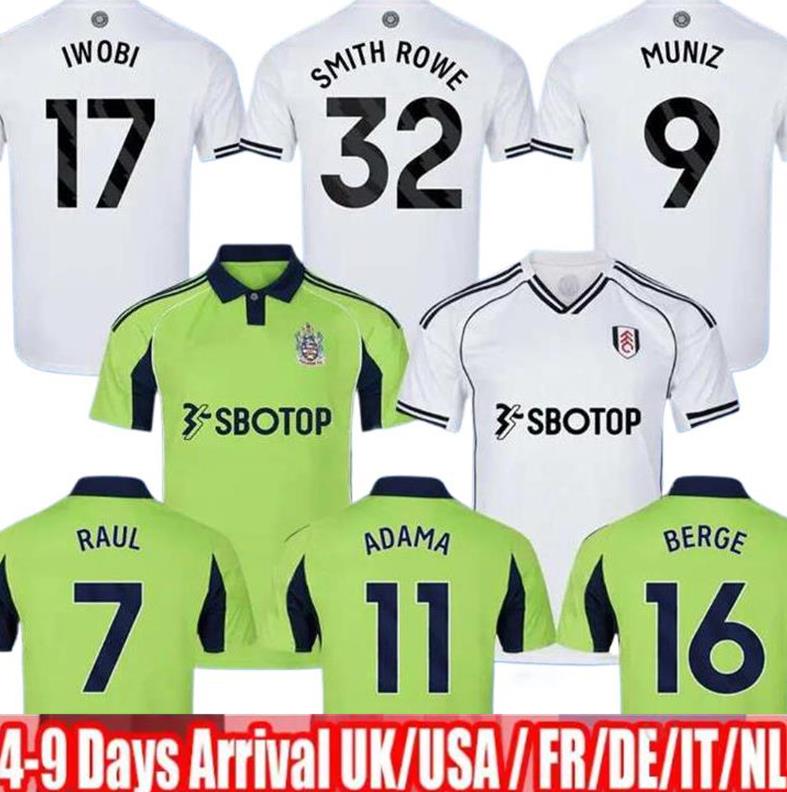 25 26 SMITH ROWE MUNIZ ANDREAS CAIRNEY RAUL FULHAMS football shirt soccer Jerseys MITROVIC ROBINSON 2025 2026 WILSON Men kids Children