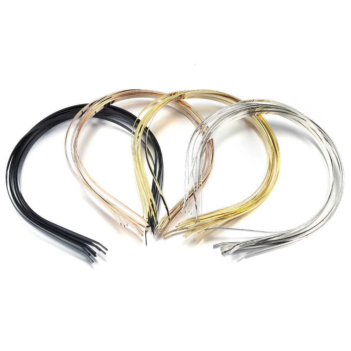 10Pcs Metal b1x14cm Simple Hair Fixing Band Hoop Unisex Band for DIY Making Hairband Accessories X250812