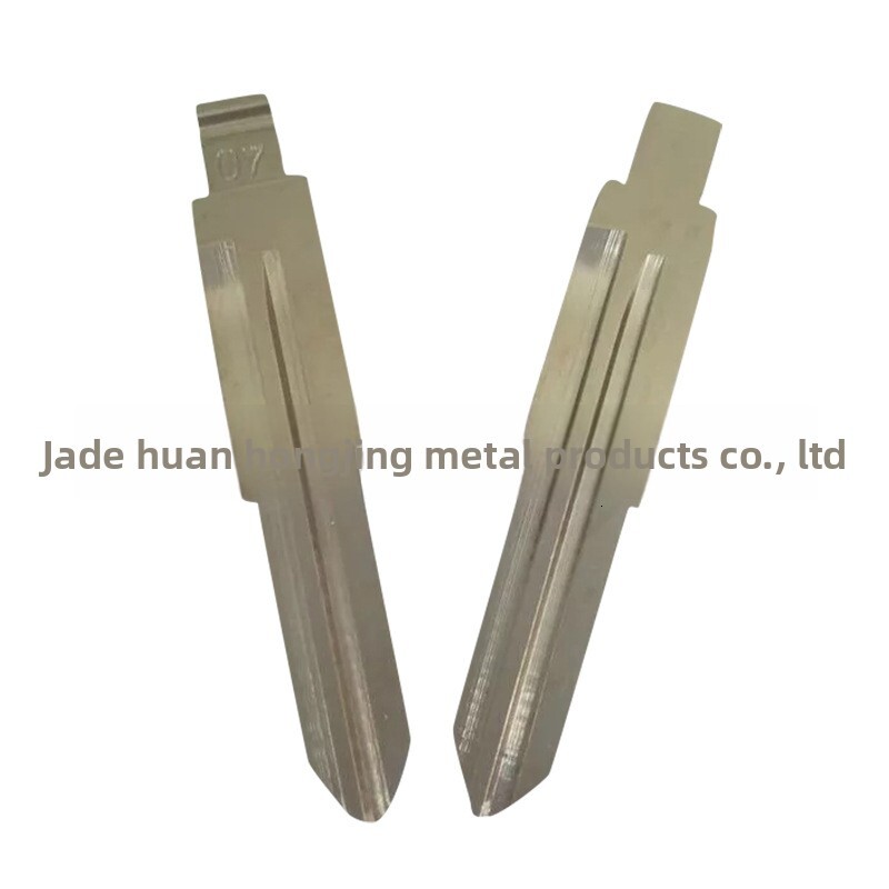 Folding New Remote Control Head Brass Key Blank Car Lock