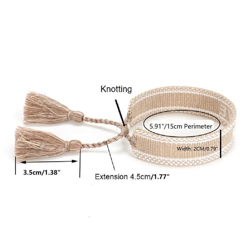 Shining Woven Friendship Bracelets Adjustable Handmade Rope Stackable Bracelet Jewelry U250812