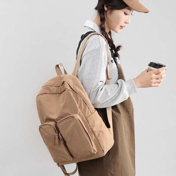 Couple's Same Style 2025 New Lightweight Wear-resistant Travel Bag Men's Large Capacity College Student Backpack