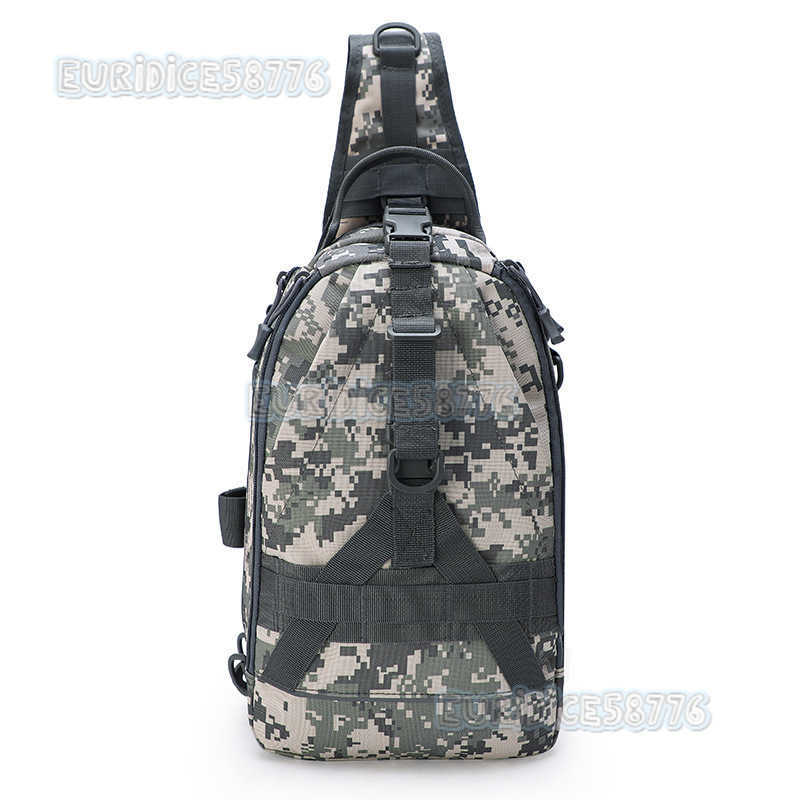 Apron New Camouflage Chest Bag Outdoor Single Shoulder Diagonal Straddle Bag Multipurpose Fishing Gear Bag Sports Tactics Handbag H250811
