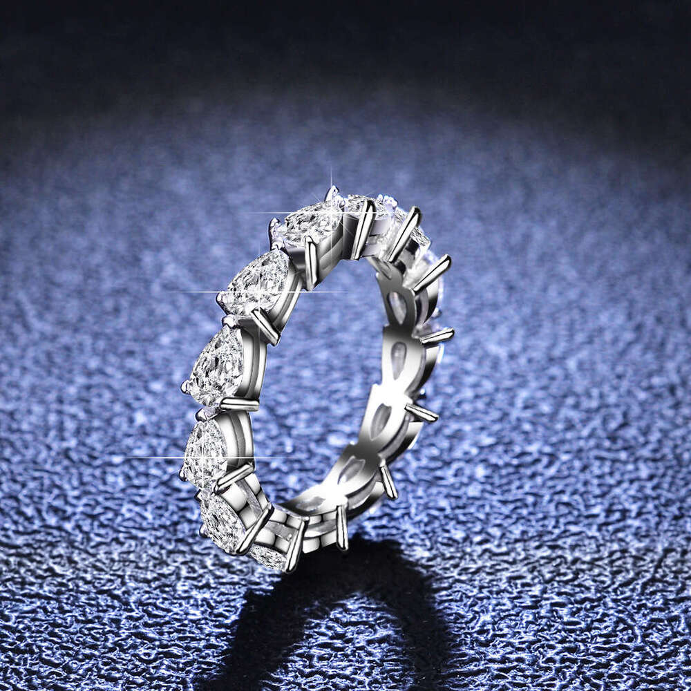 S Silver Moissanite Tail Women's Jewelry Stackable Designer R Jewelry