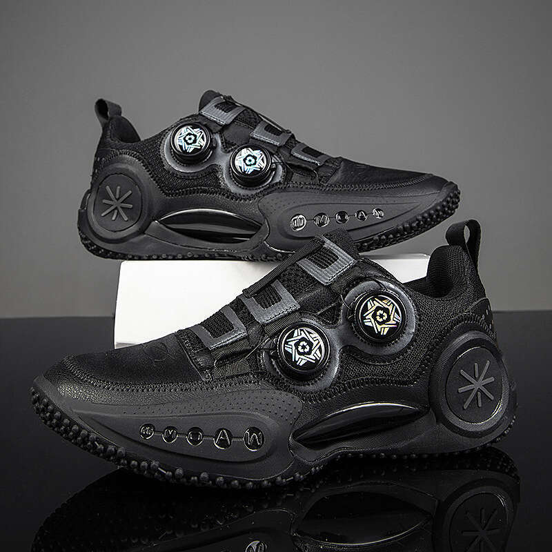Wade Free shipping Nine Basketball Men's Low-Top Rotating Buckle White Sports Women's Dad Trendy Running Shoes
