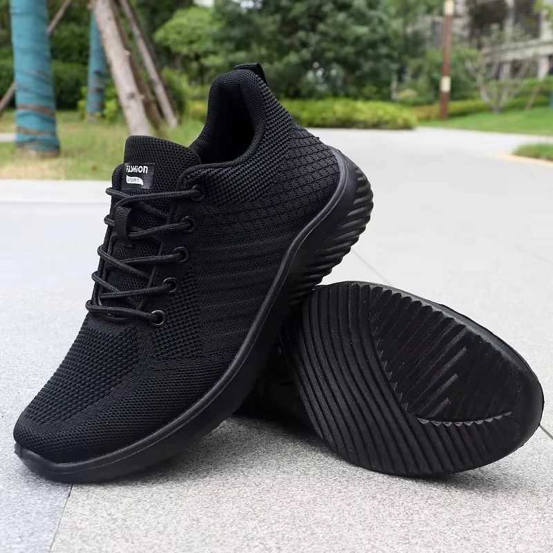 Mens Solid Lace-Up Casual Shoes Lightweight Outdoor Sports Shoes Suitable for All Seasons Training Free Shipping Shoe Z250812