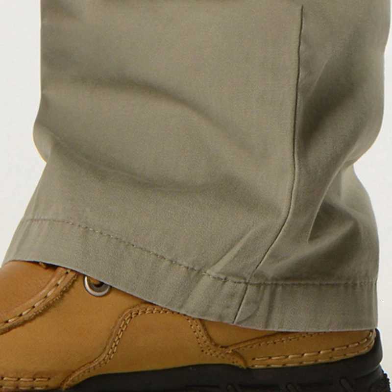 ippolich 2025 mens casual work pants mens workwear casual cotton pants fashionable comfortable pants multi-pocket loose pants W250812