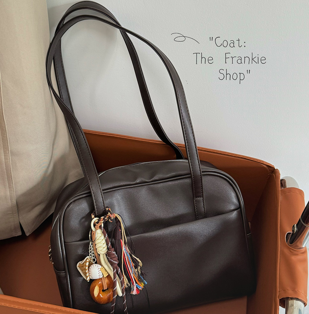 Korean Style Shoulder for Women Autumn New Underarm Bag Versatile Large Capacity Tote ddmymarket