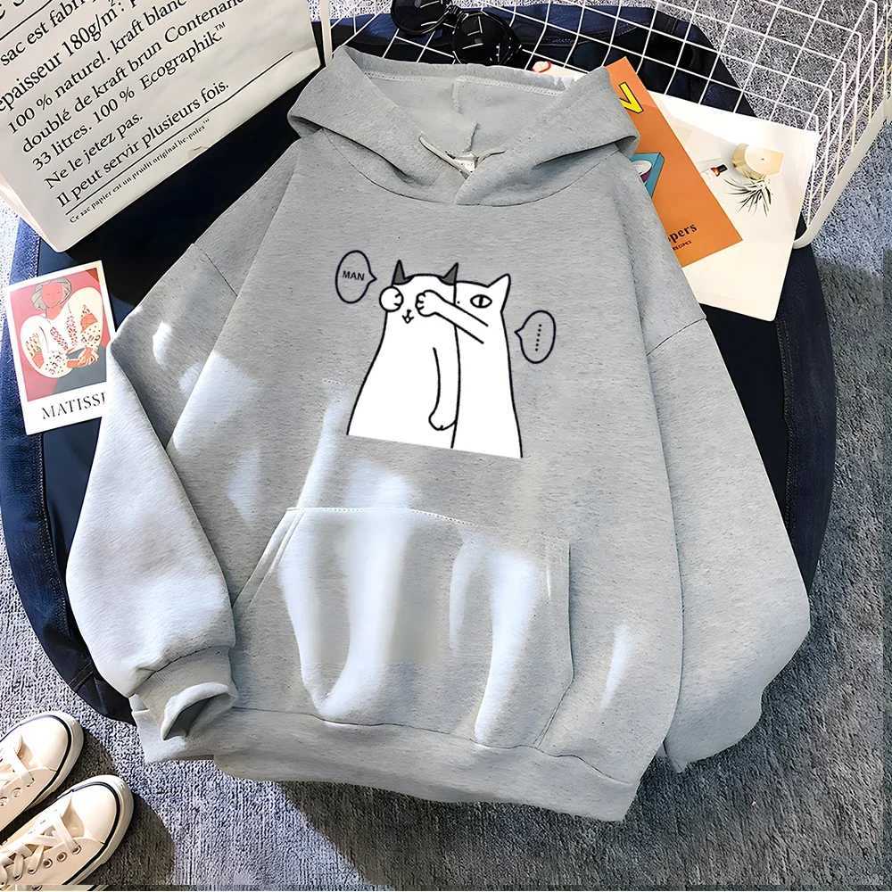 Hirsionsan Kawaii Cartoon printed hoodie mens and womens soft casual oversized sportswear womens sweatshirt womens clothing Y250811