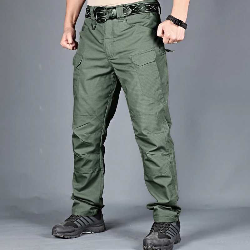 Tactical Cargo Pants Men Combat Trousers Army Military Pants Multiple Pockets Working Hiking Casual Mens Trousers Plus Size 6XL X250812