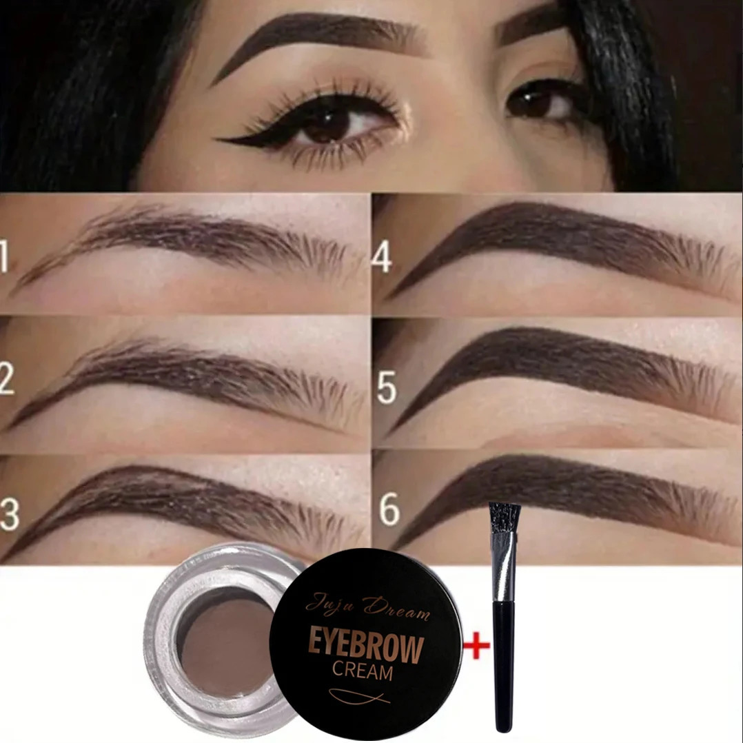 2 color Wild Eyebrow Styling Eyebrow Cream Styling Eyebrow Gel Soap Wax brown black Eyebrow Cream 250809