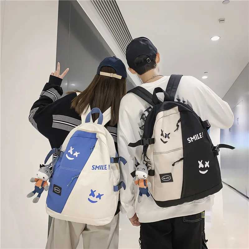Fashion Big Backpack Winter Lovers Travel Backpack Women Laptop Mochila For Teenager Bookbag New College School Bag Men Rucksack W250812