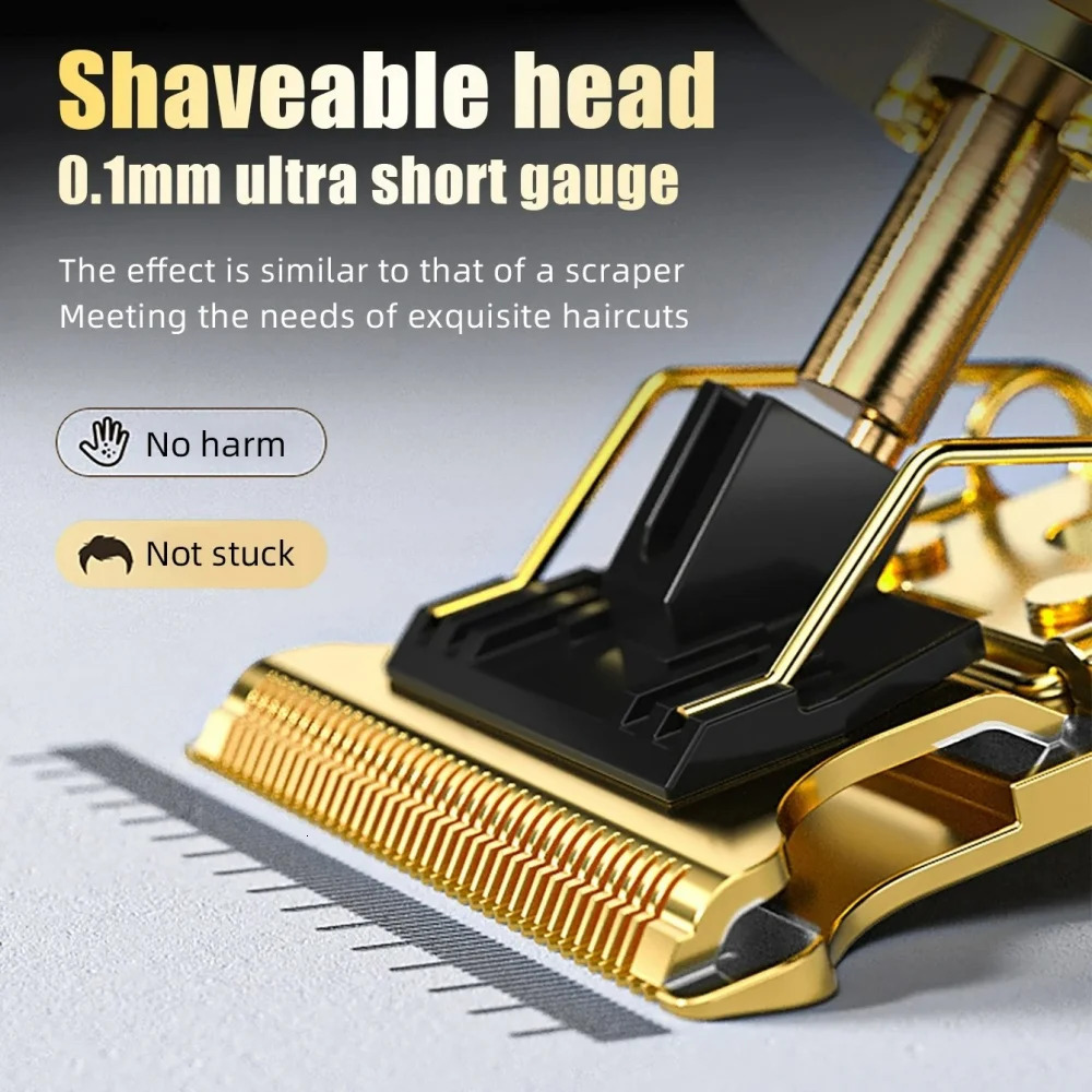 Cutting Rechargeable Barber Trimmer For Men Electric Professional Beard Hair Clipper Shaving Machine 250724 C260312