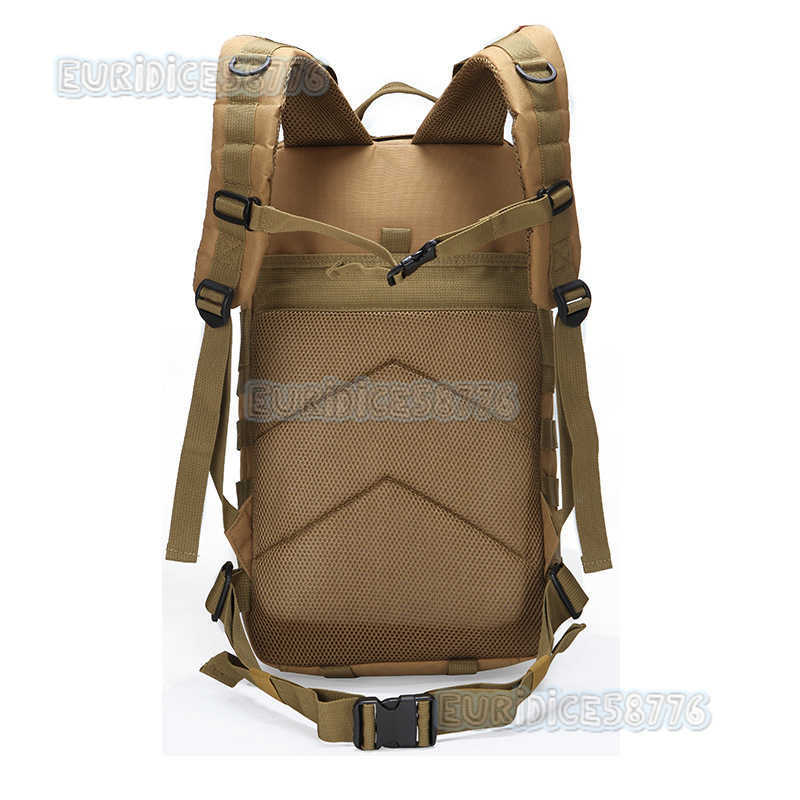 Medium Outdoor 3p Sports Backpack Waterproof Multifunctional Large Capacity Backpack Molle Expand Military Fans for Training H250811