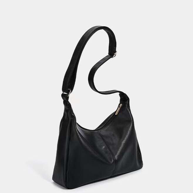 2025 Classic Soft Leather Lazy Style Tote High-End Feel Single Shoulder Handbag Large Capacity Underarm Bag