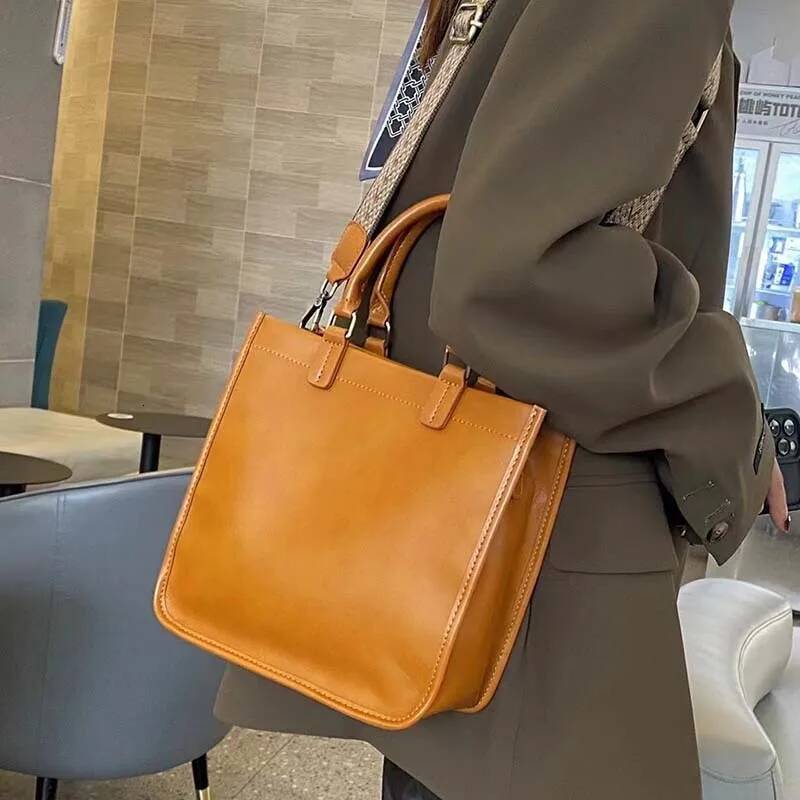 2025 Fashion tote leather Shopper women top handle handbags quality commuter shoulder crossbody bag large capacity ddmymarket