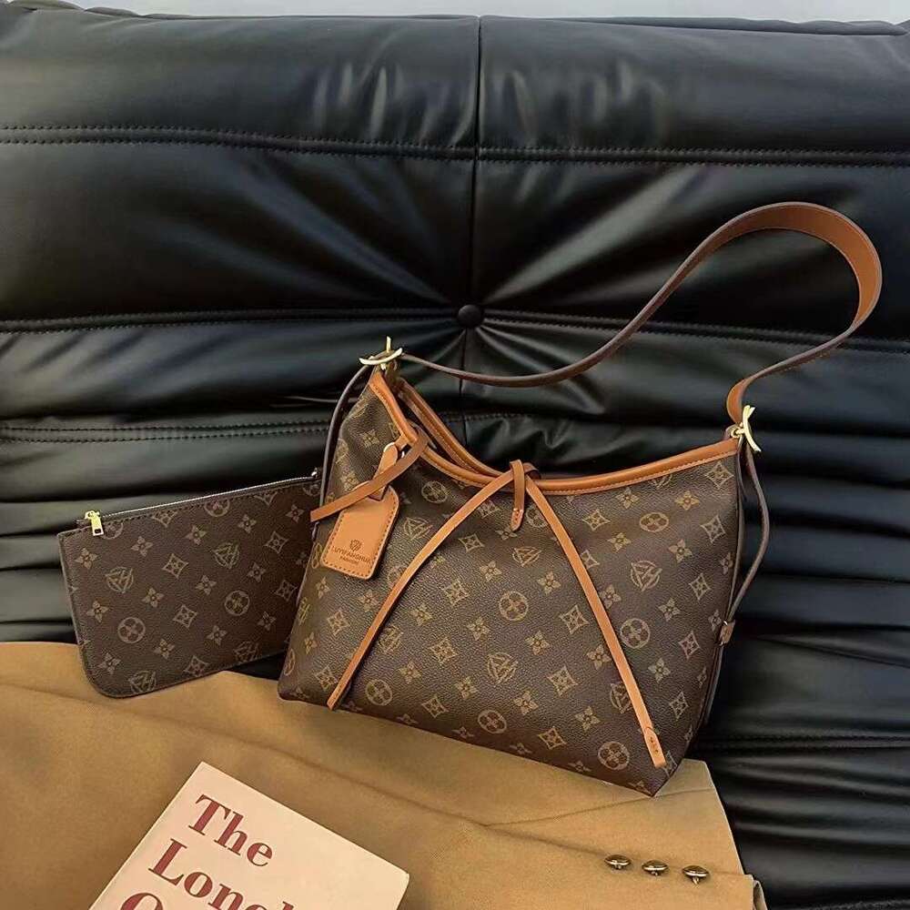 Louis Fanghua Light Luxury Vintage Women's Airport High-Quality Texture Fashion Single Shoulder Crossbody Trendy Tote Bag