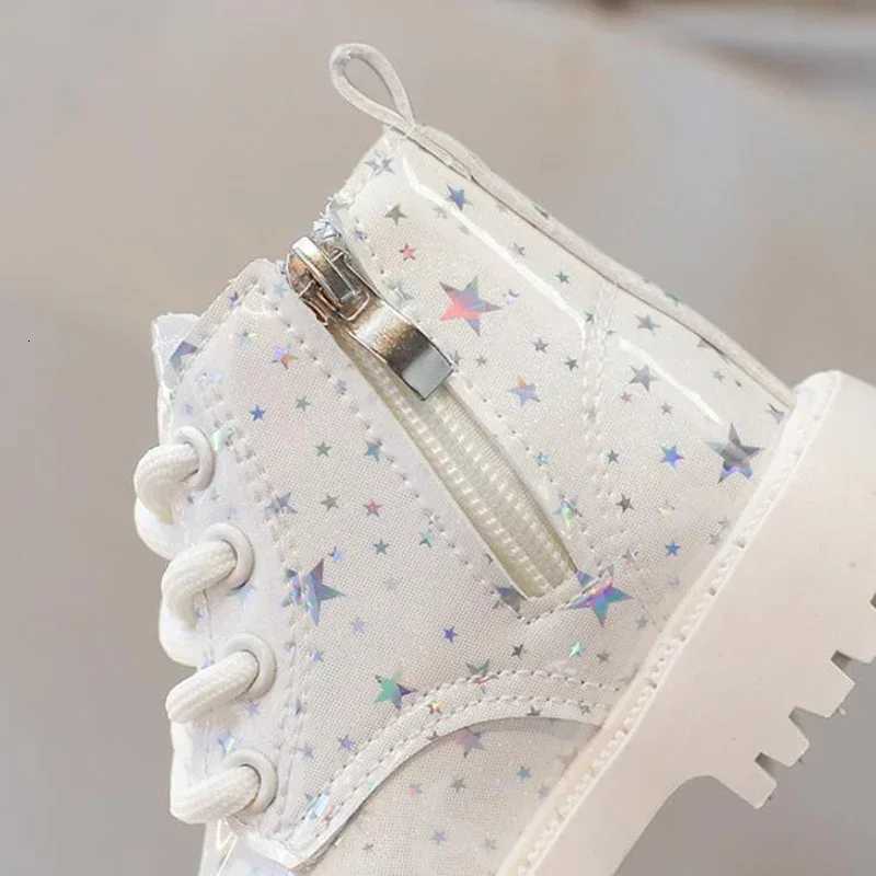 Kids Shoes for Girl Short Boots Autumn New Star Leathers Non-slip Boys Snow Boots XJ250812