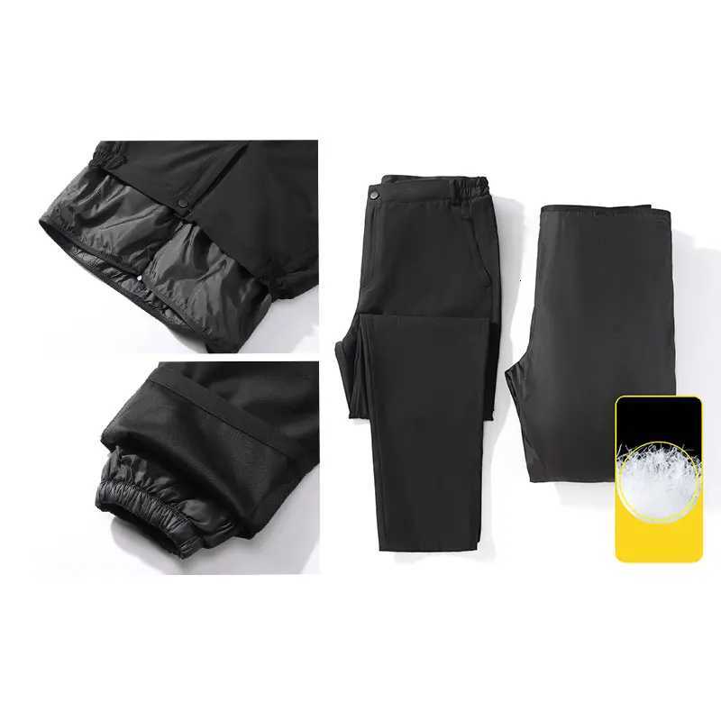 Winter Down Pants Men Sports Pants Female Sports Pants Warm Fluffy Warm Comfortable Winter Removable Two Ways To Wear Down Pants W250812
