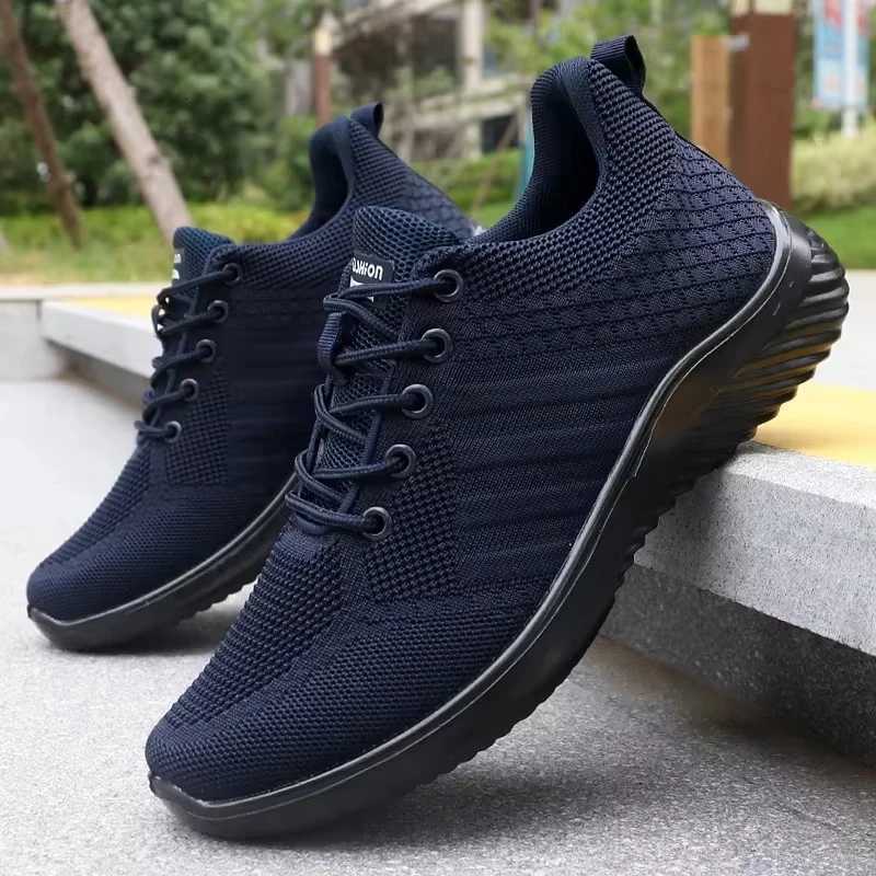 Mens Solid Lace-Up Casual Shoes Lightweight Outdoor Sports Shoes Suitable for All Seasons Training Free Shipping Shoe Z250812