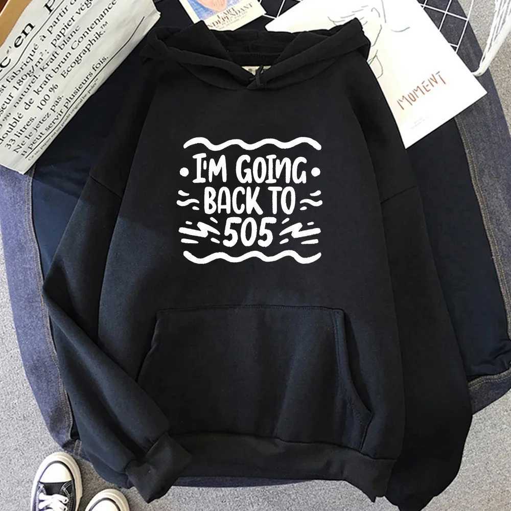 Im Goning Back To 505 Hoodie for Fans Mens Casual Long SLeeve Sweatshirts Harajuku Autumn Winter Hoodies Kpop Y250811