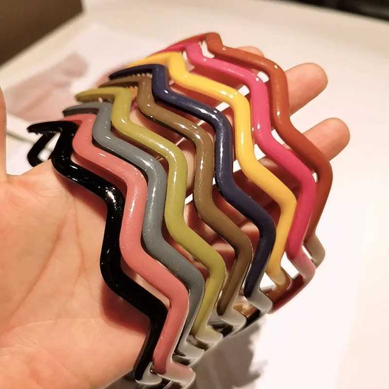 2024 Best Selling New Styles Fashion Wave Resin All-match Scrub Wavy Hair Band for Women Girl Hair Accessories X250812