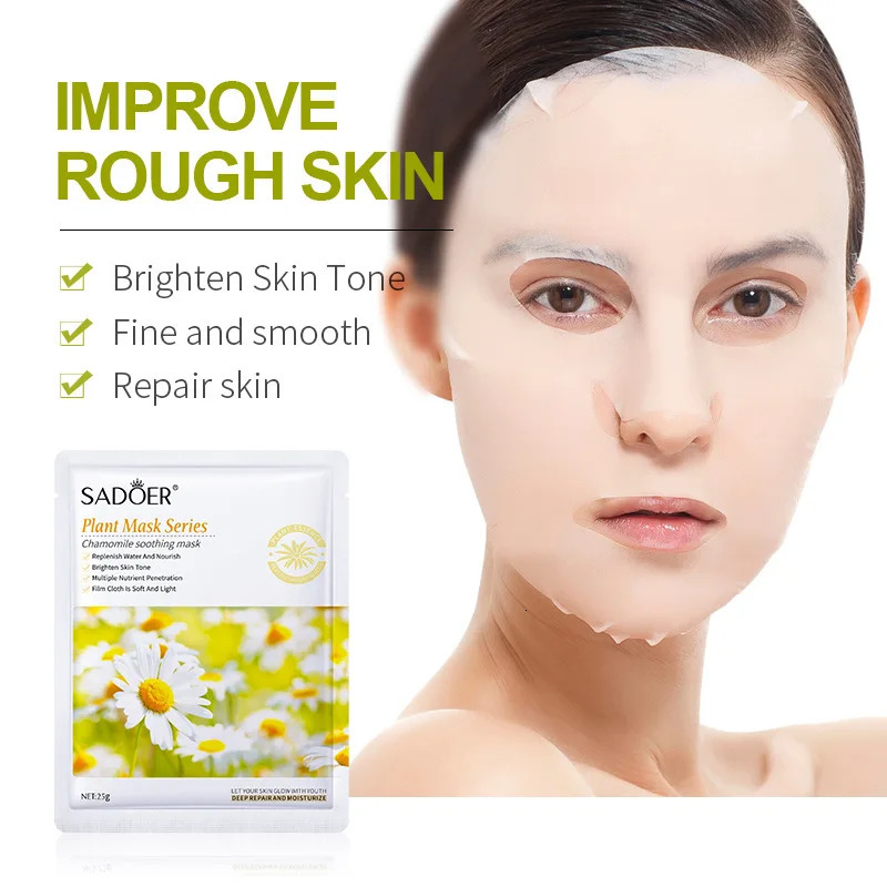 8pcs SADOER Fruits Face Mask Beauty Facial skincare Masks Moisturizing Firming Hydrating Facial Mask Face Care Korean Cosmetics 250807