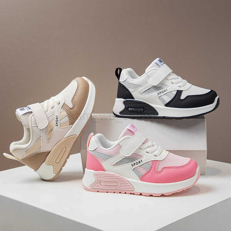 Kids Spring/autumn Fashionable Breathable Thick Sole Lightweight Sports Sneakers Baby Soft/Simple School Students Running Shoes M250812