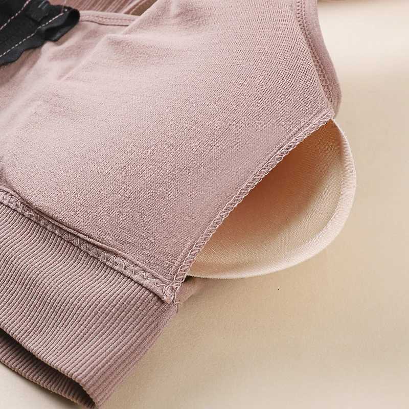 Womens Sports Bra Fitness Top Front Zipper Design Sports Vest Fashionable Bra Gym Sports Bra Z250812