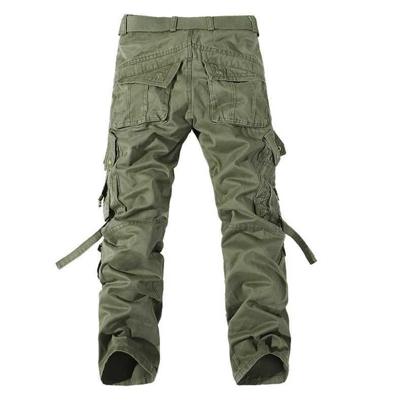 2024 Fashion Military Cargo Pants Mens Trousers Overalls Casual Baggy Army Cargo Pants Men Plus Size Multi-pocket Tactical Pants X250812