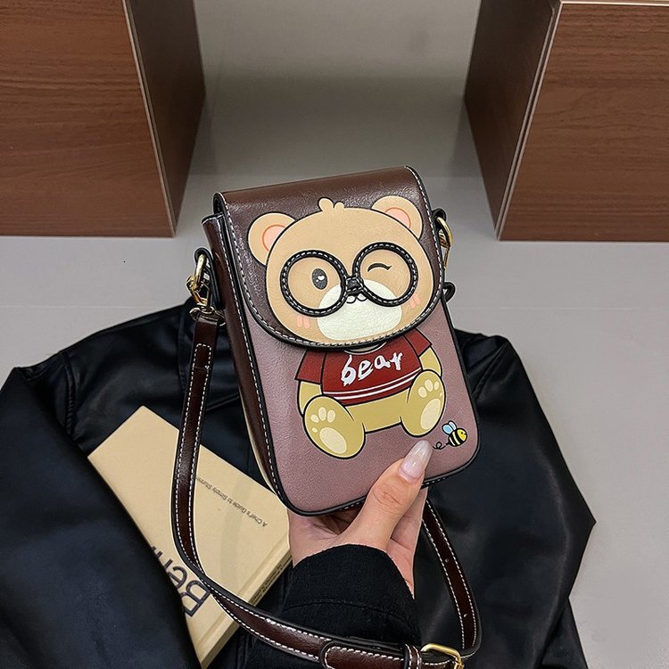 designer bag Cute Mini Phone Bag Luxury bag for Women 2025 New Fashionable Versatile Coin Purse Single Shoulder Crossbody Bag Niche Women's Bag