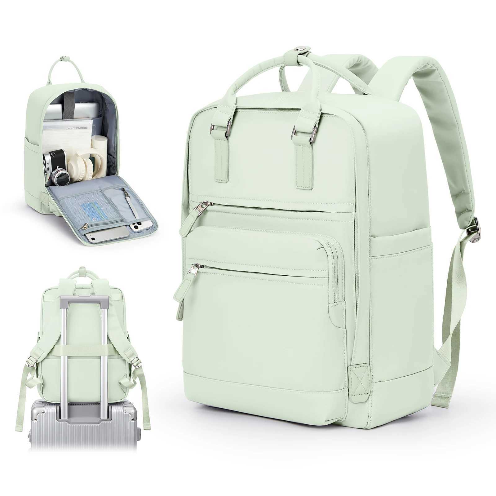 Travel backpack ladies large capacity short-distance travel bag college students computer backpack duffel bag multi-color Y250811